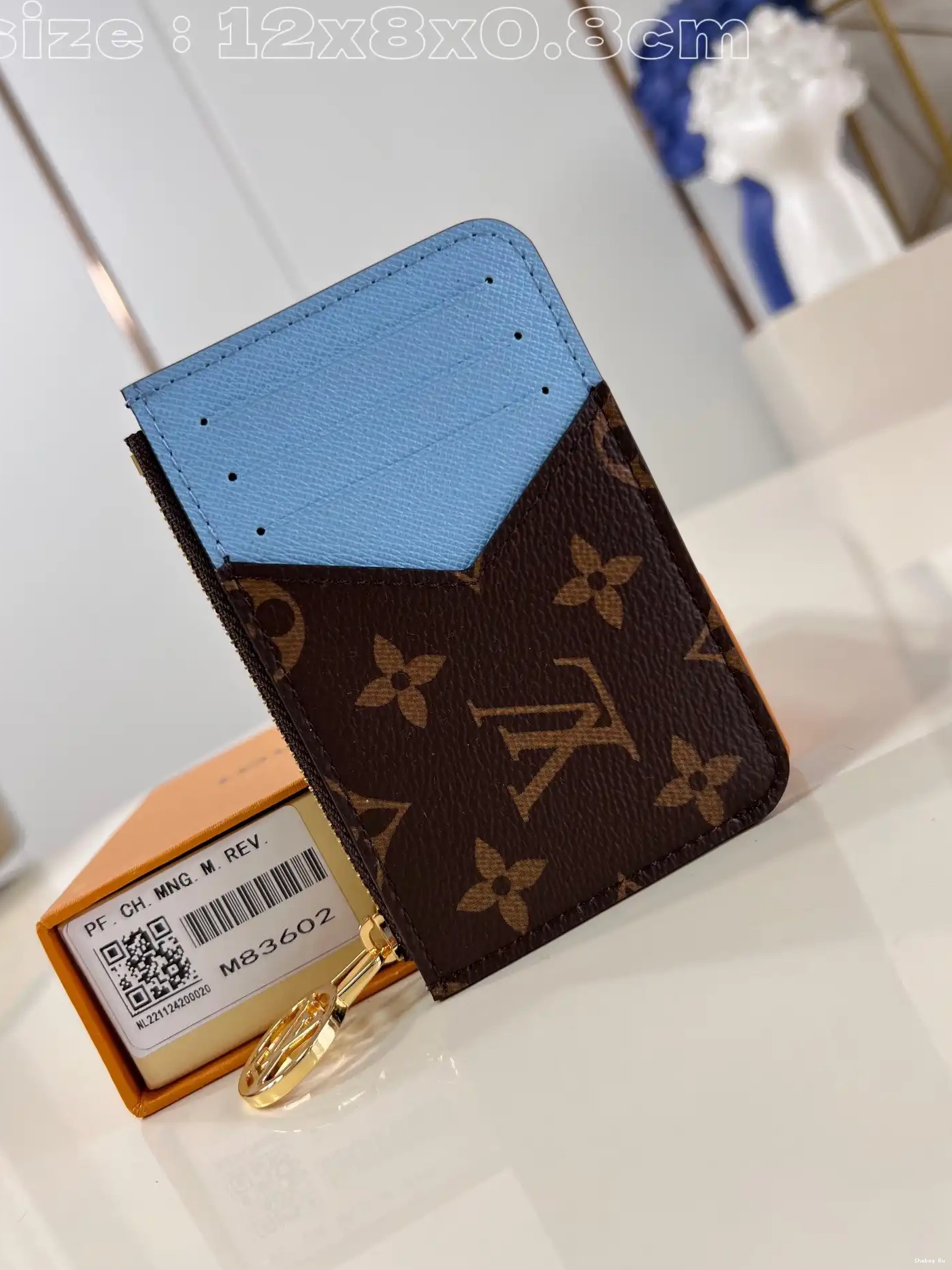 LOUIS VUITTON Holder-12*8*0.8cm Card Romy 0606